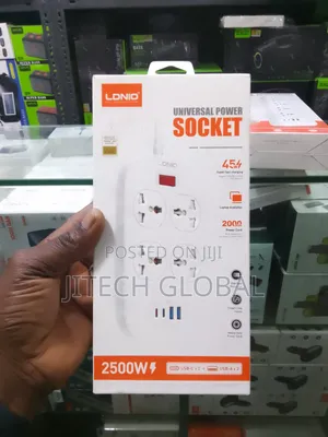 4 Power Socket Extention With 2 USB + 2 USB C (45w) 2m Havy