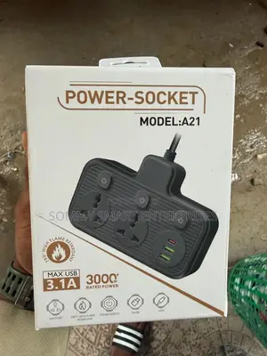 A21 Power Extension Socket With USB Charging (Model A21)