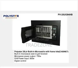 Polystar Built-in Microwave Oven PV-25UG94HB