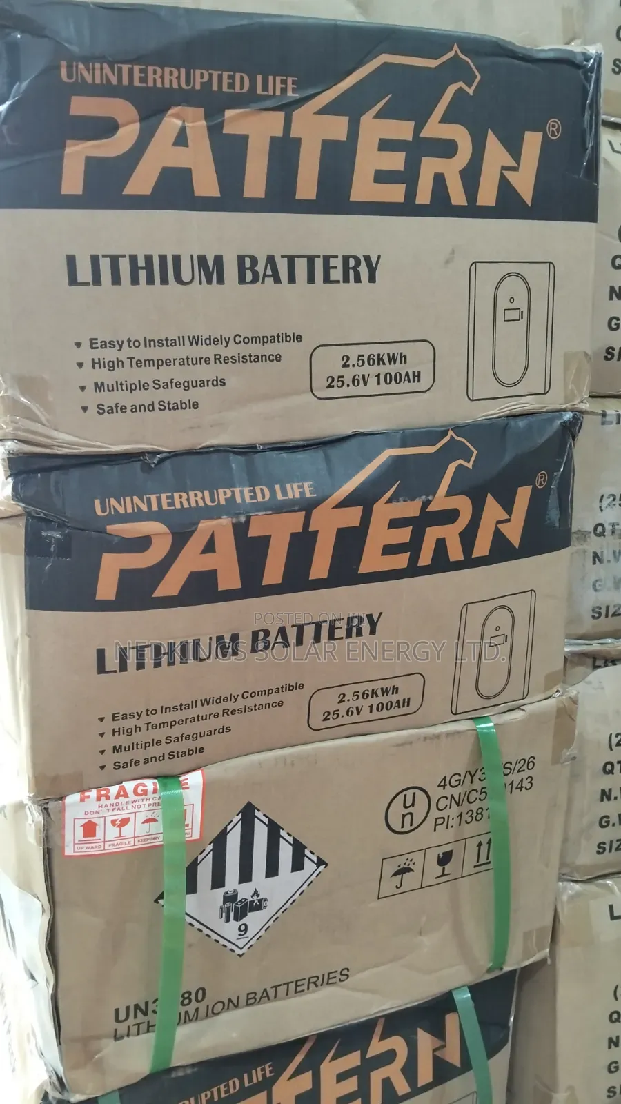 2.5kwh 24V PATTERN Lithium Battery