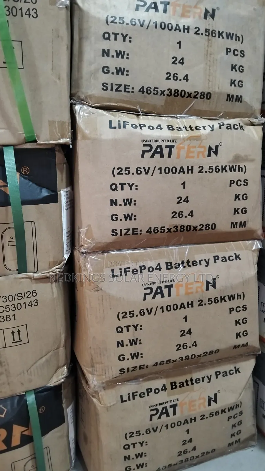 2.5kwh 24V PATTERN Lithium Battery