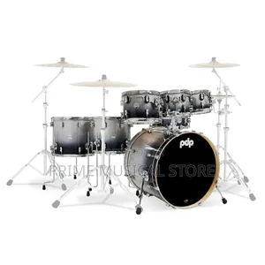PDP Concept Maple 22'' 7pc Shell Pack, Silver to Black Sparkle