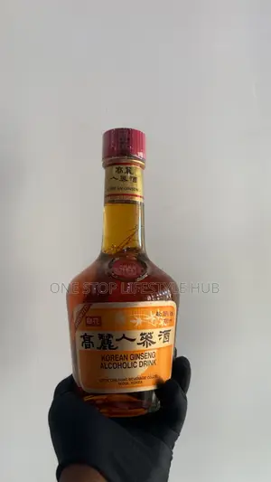 Lotte Korean Ginseng Alcoholic Liquor – 70cl (With Real Root Inside)