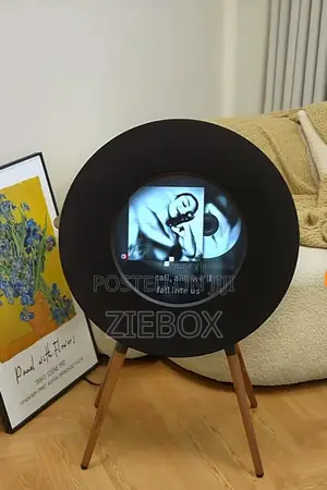 Retro Vinyl Record Bluetooth Speaker With Smart Display