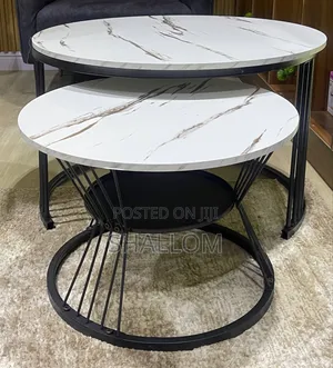 Cone Coffee Center Table Wood 2 in 1 1025-2
