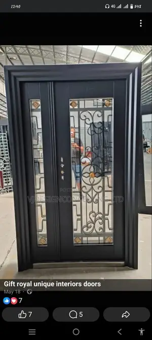 Glass Security Doors Solid Gage Gh