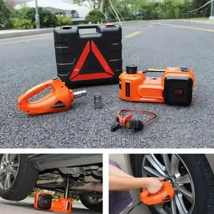 Electric Car Jack 5 Ton 12V Hydraulic Car Jack With Tyre Inflator Pump