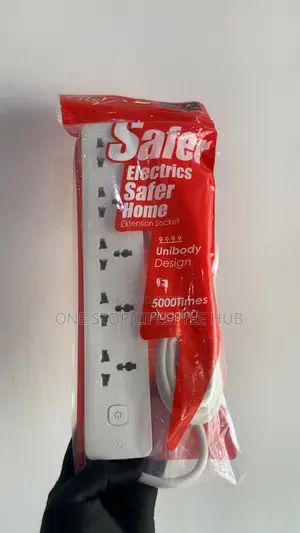 Original Itel 5-Way Extension Socket With 3 USB Ports (2500W, 3M)