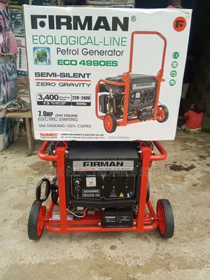 BRAND NEW FIRMAN ECO 4990ES Semi -Silent Generator -Electric Start