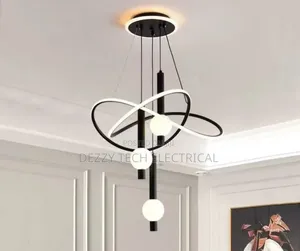 Modern LED Ring Pendant Chandelier