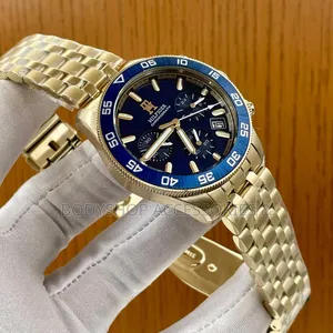 Original Tommy Hilfinger Gold Wristwatch, Pure Steel