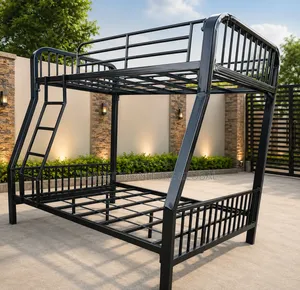 Heavy Duty Metal Double Bunk Bed Frame