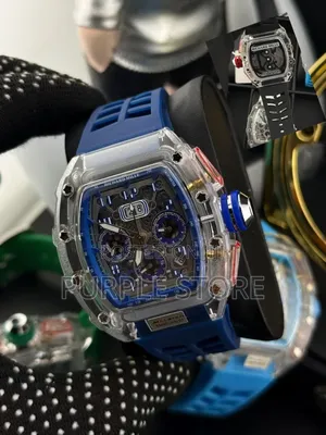 Richard Mille Chronograph Transparent Back Watches