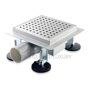 15×15 Quality Stemless Steel Square Floor Drain