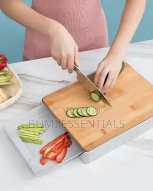2 in 1 Bamboo Chopping Board
