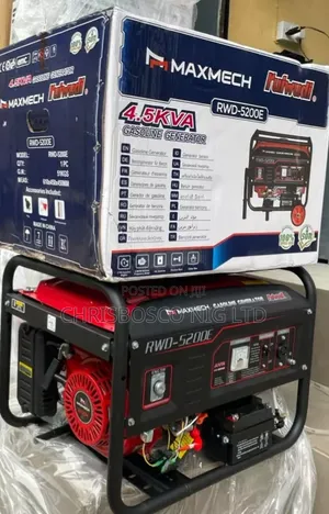 Brand New Maxmech 4.5kva Generator
