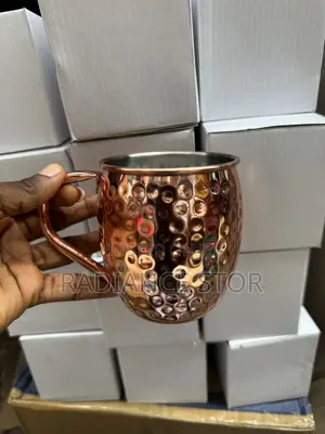 Hammered Moscow Mule Stainless Copper Cup