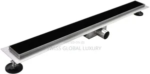 Quality 60cm Side Outlet Glass Design Floor Drain