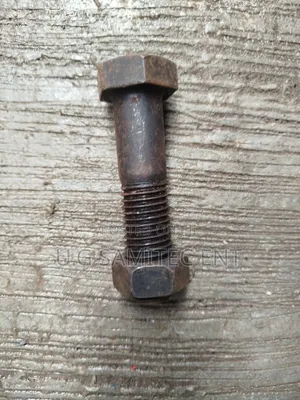 M24x100mm Black Steel Half Threaded