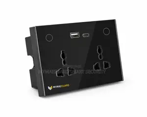 Smart Double Wall Socket With Type C and USB