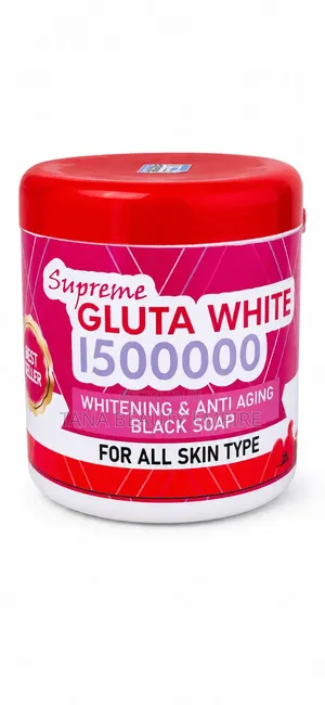 Supreme Gluta White Whitening Anti Aging Black Soap