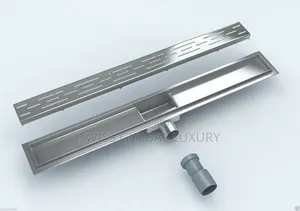 Quality 60cm Side Outle Steel Bathroom Floor Drain