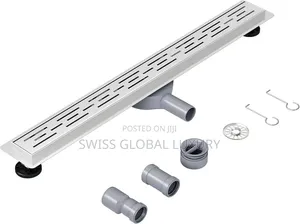 Quality 60cm Side Outlet Stemless Steel Bathroom Floor Drain
