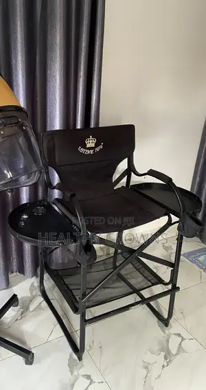 Double Tray Professional Makeup Chair