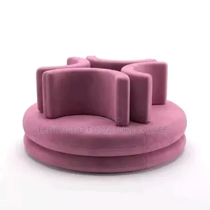 Quality 4in1 Round Fabric Chair