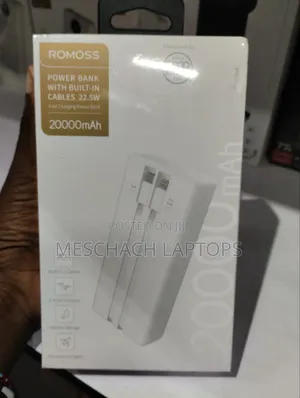 Power Bank With Built in Cables 22.5W