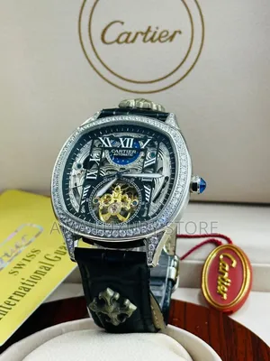 Cartier Luxury Men Authomatic Stone Head Wristwatch – Stylish, Durable