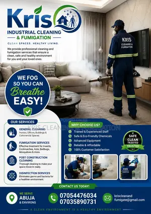 Industrial Cleaning Fumigation Service