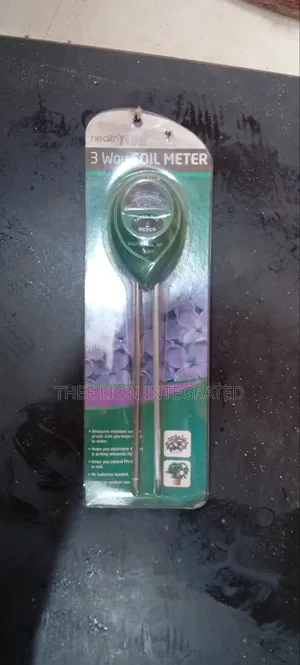 HealthyWiser 3-in-1 Soil Meter - Moisture, pH, and Light Tester