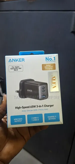 Anker High Speed 65W 3- In -1 Charger