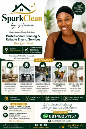 Professional Cleaning Services | SparkClean by Amara