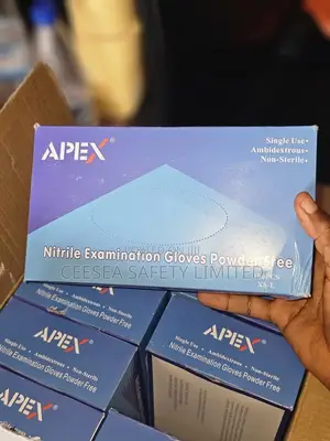 Apex Nitrile Examination Gloves- Powder Free 100pcs