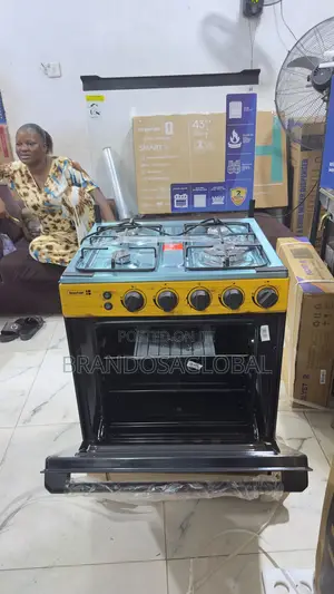 Scanfrost 60x60 4 Burner Gas Cooker Model SFC6460NG With Oven