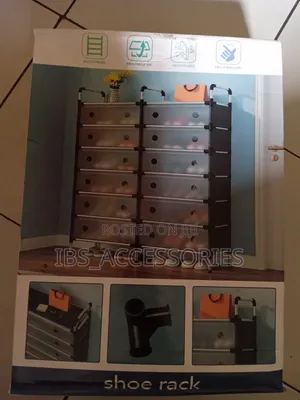 2 Column Dust Proof Shoe Rack