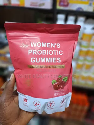 This Is a Pouch of Women's Probiotic Gummies With a Cranberry Flavour