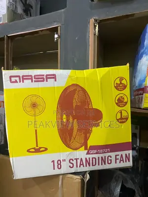 Clean QASA 18-Inch Plug-in Standing Fan