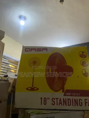 QASA Strong Breeze Standing Fan 18 Inch