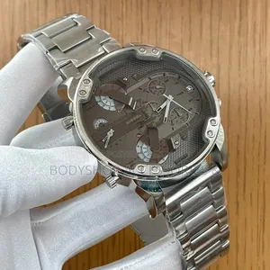 Black Chain( Brown Face ) Deisel Steel Wristwatch