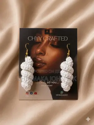 Spiral Bloom Crochet Earring