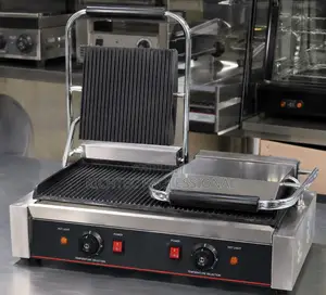 High Quality Industrial Double Electric Contact Shawarma Toaster