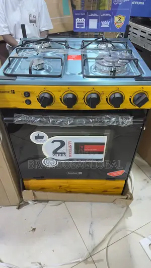 Modern Scanfrost 60x60 4 Burner Standing Cooker SFC6460NG