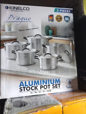 Kinelco Premium Line Prague 5-Piece Aluminium Stock Pot Set