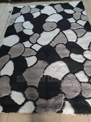 5x7fts Gray,white and Black Premium Turkish Rug
