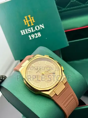 Hislon Chronograph Watches Rubber Strap