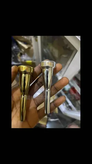 Original 5c Trumpet Mouthpiece Gold and Silver Colour