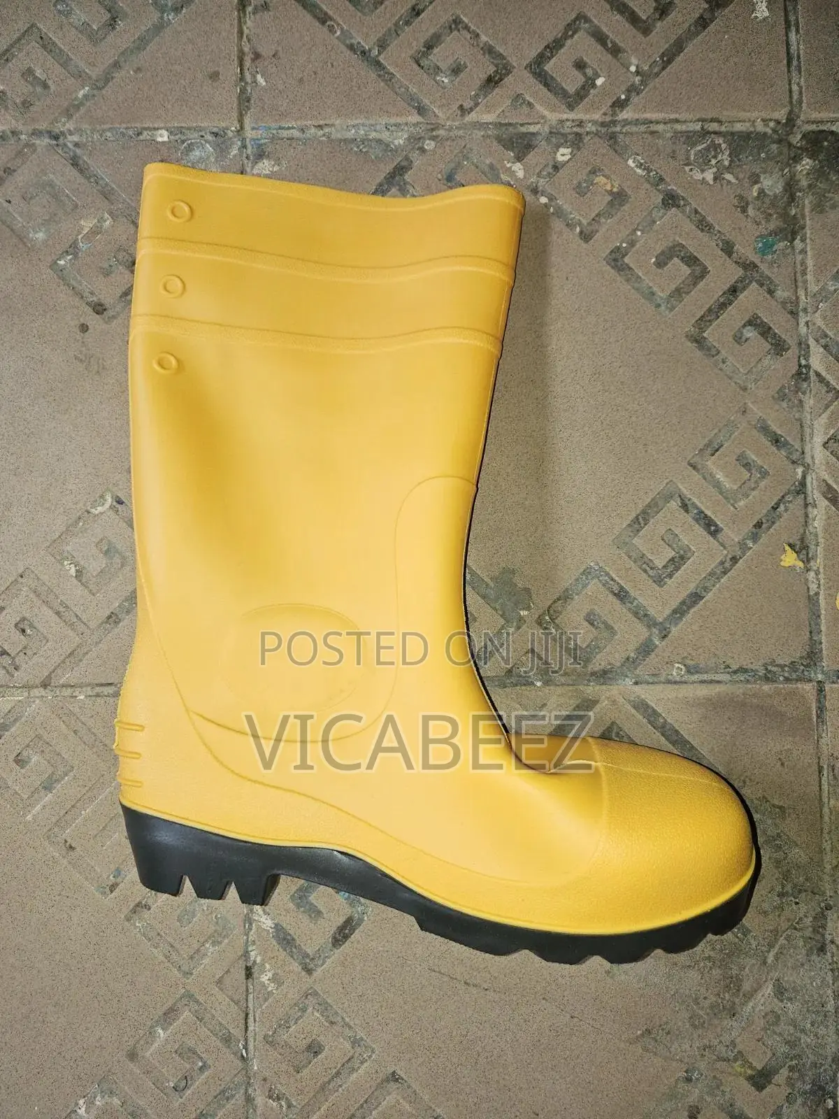 Yellow Safety Rain Boot